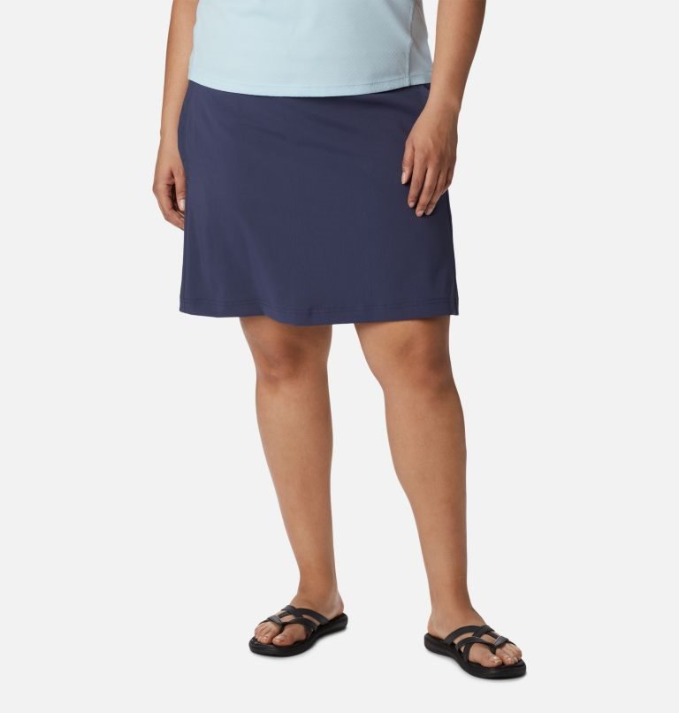 Women\'s Columbia On The Go Skorts Navy | Plus Size CA-DA438